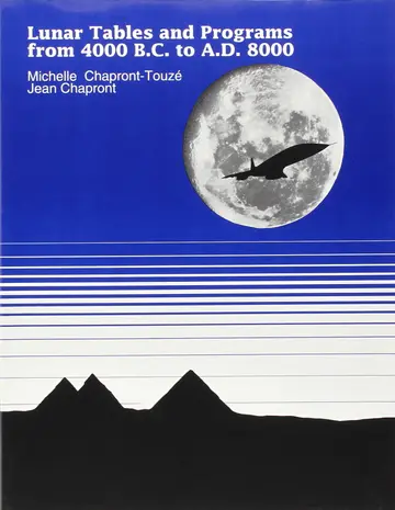Cover of Lunar Tables and Programs from 4000 B.C. to A.D. 8000