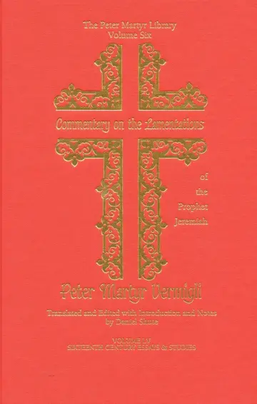 Cover of Commentary on Lamentations of the Prophet Jeremiah