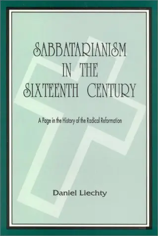 Cover of Sabbatarianism and the Sixteenth Century