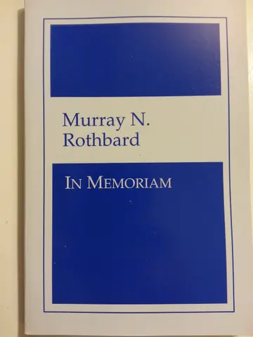 Cover of Murray N. Rothbard