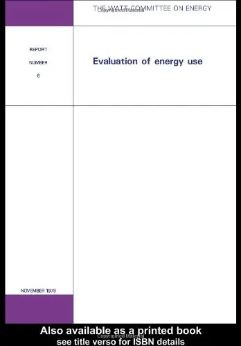 Cover of Evaluation of Energy Use