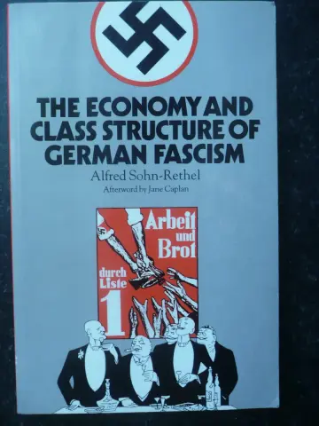 Cover of Economy and Class Structure of German Fascism