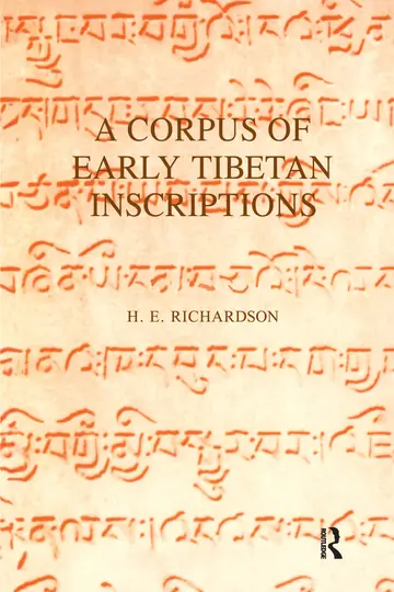Cover of Corpus of Early Tibetan Inscriptions