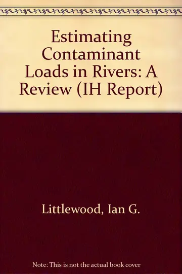 Cover of Estimating Contaminant Loads in Rivers