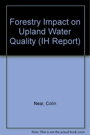 Cover of Forestry Impact on Upland Water Quality