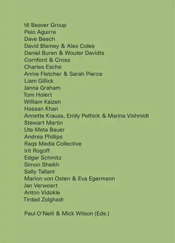 Cover of Curating and the Educational Turn