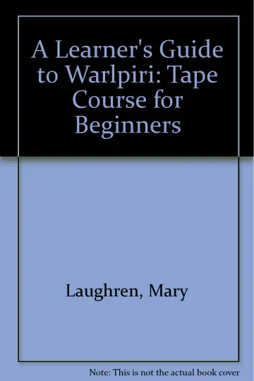 Cover of A Learner's Guide to Warlpiri