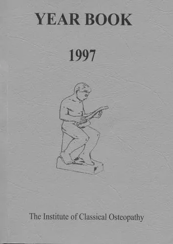 Cover of Institute of Classical Osteopathy Year Book 1997