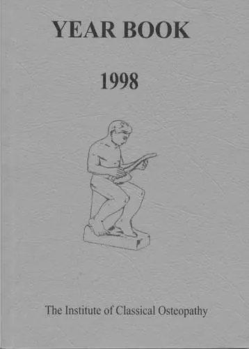 Cover of Institute of Classical Osteopathy Year Book 1998