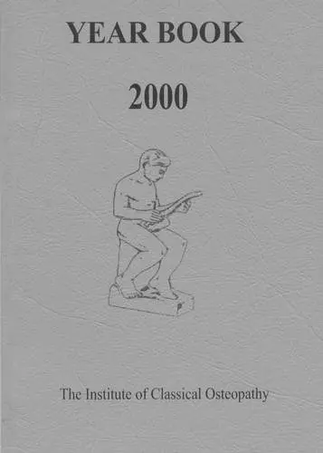 Cover of Institute of Classical Osteopathy Year Book 2000