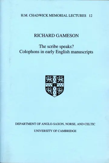 Cover of The Scribe Speaks?