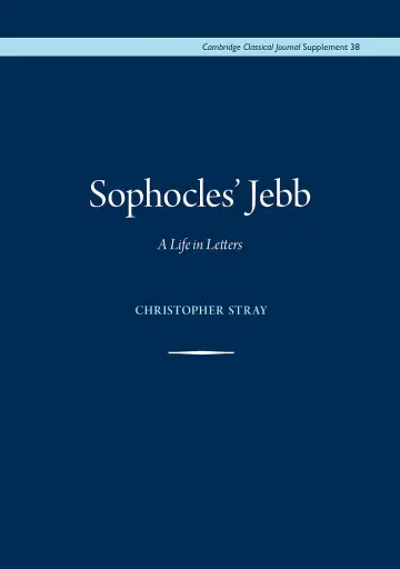 Cover of Sophocles Jebb