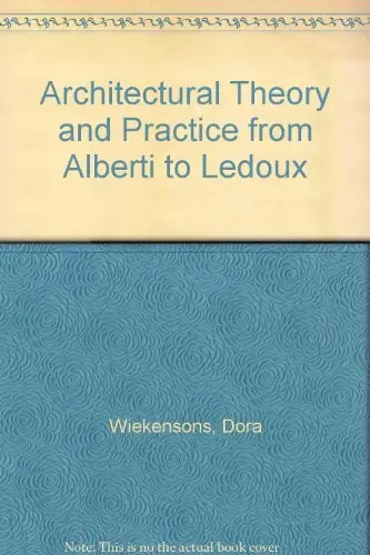 Cover of Architectural Theory and Practice from Alberti to Ledoux