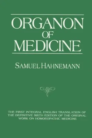 Cover of Organon of Medicine
