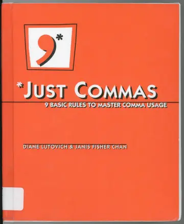 Cover of Just Commas