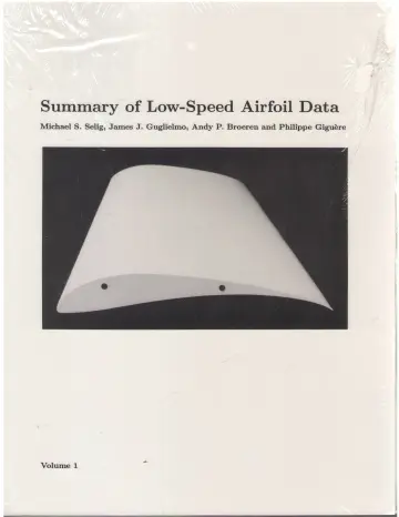 Cover of Summary of Low-Speed Airfoil Data - Vol. 1