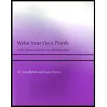 Cover of Write Your Own Proofs in Set Theory and Discrete Mathematics