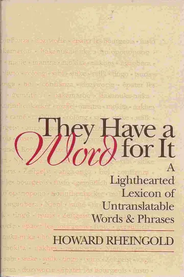 Cover of They Have a Word for It
