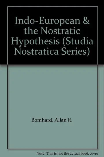 Cover of Indo-European & the Nostratic Hypothesis