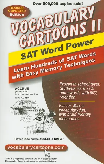 Cover of Vocabulary Cartoons II, SAT Word Power