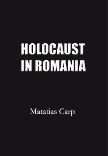 Cover of Holocaust in Romania