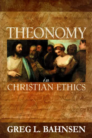 Cover of Theonomy in Christian Ethics