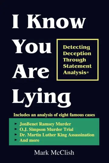 Cover of I Know You Are Lying