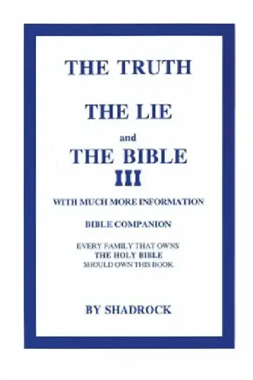 Cover of The Truth, The Lie and The Bible