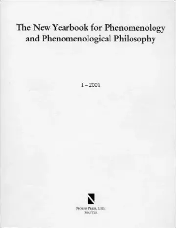 Cover of The New Yearbook for Phenomenology and Phenomenological Philosophy