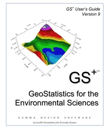 Cover of GS+ Geostatistics for the Environmental Sciences