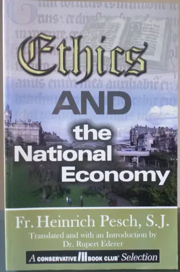 Cover of Ethics & the National Economy