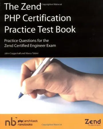 Cover of The Zend PHP Certification Practice Test Book
