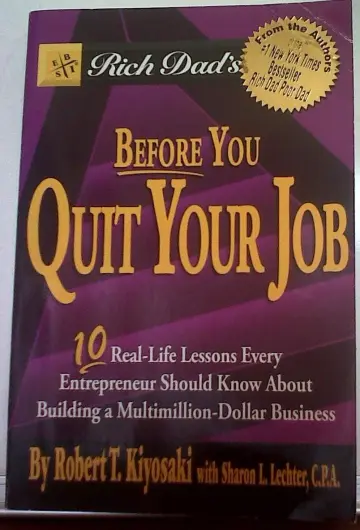 Cover of Rich Dad's Before You Quit Your Job