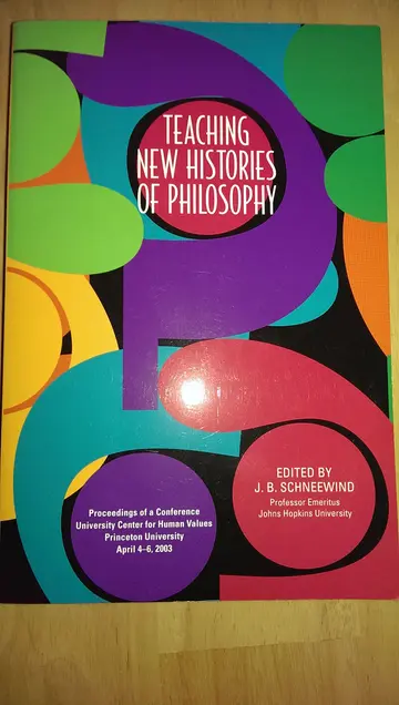 Cover of Teaching New Histories of Philosophy
