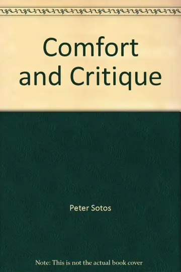 Cover of Comfort and Critique