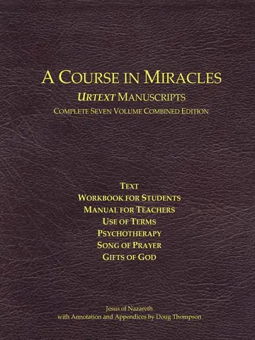 Cover of A Course in Miracles Urtext Manuscripts Complete Seven Volume Combined Edition