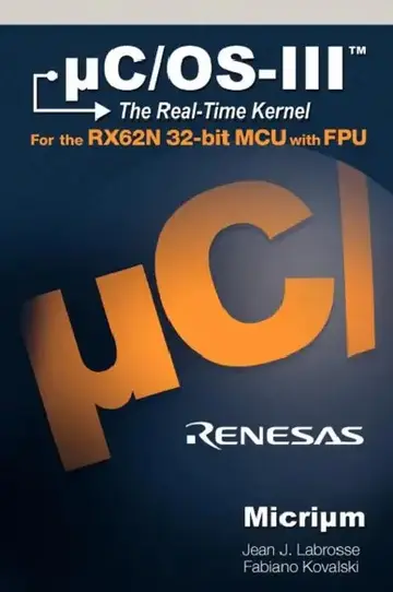 Cover of uC/OS-III for the Renesas RX62N