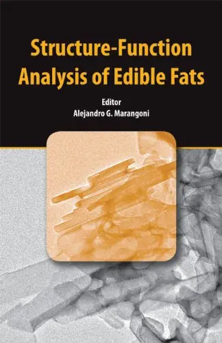 Cover of Structure-Function Analysis of Edible Fats