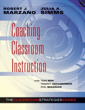 Cover of Coaching Classroom Instruction