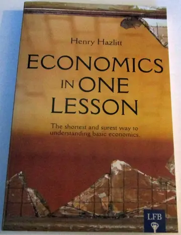 Cover of Economics in One Lesson