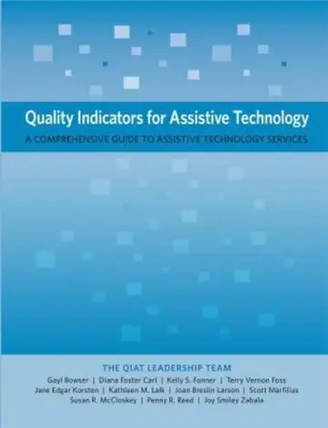 Cover of Quality Indicators for Assistive Technology