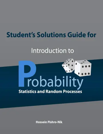Cover of Student's Solutions Guide for Introduction to Probability, Statistics, and Random Processes