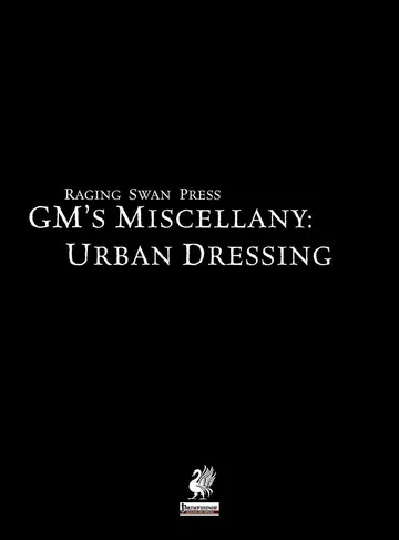 Cover of Raging Swan's GM's Miscellany