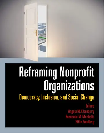 Cover of Reframing Nonprofit Organizations
