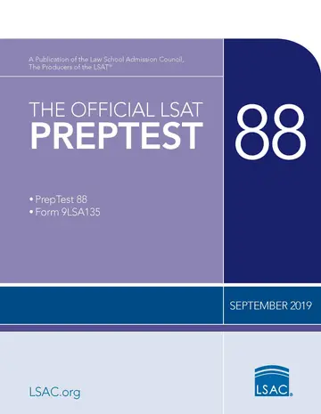 Cover of The Official LSAT Preptest 88