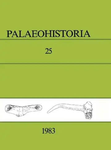 Cover of Palaeohistoria 25 (1983)