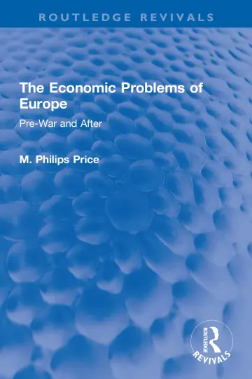 Cover of The Economic Problems of Europe