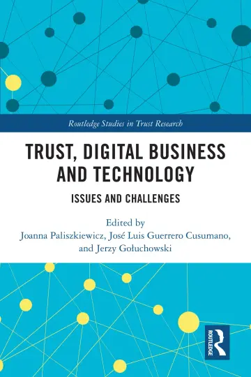 Cover of Trust, Digital Business and Technology