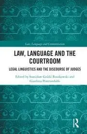 Cover of Law, Language and the Courtroom