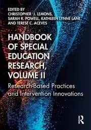 Cover of Handbook of Special Education Research, Volume II